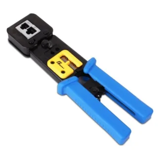 Crimping Tool for Pass-Through RJ45 Connectors